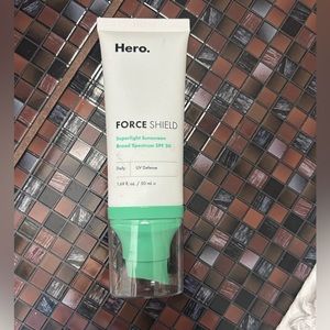 Hero. Forever Shield super light sunscreen